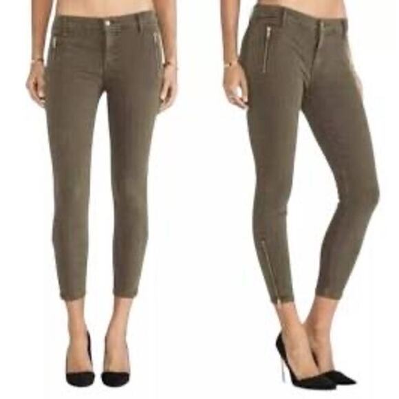 Mother Crop Zip Muse Size 28 - Picture 1 of 6